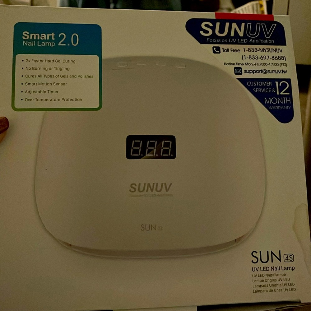 Sun uv gel curing lamp